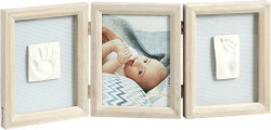 Рамочка тройная Классика Baby Art, беленое дерево, 34120173