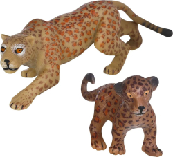 Набор фигурок животных Masai Mara серии Мир диких животных Семья ягуаров, 2 предмета