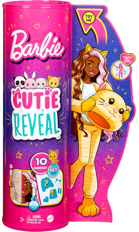 Кукла Barbie® Милашка-проявляшка - Котёнок