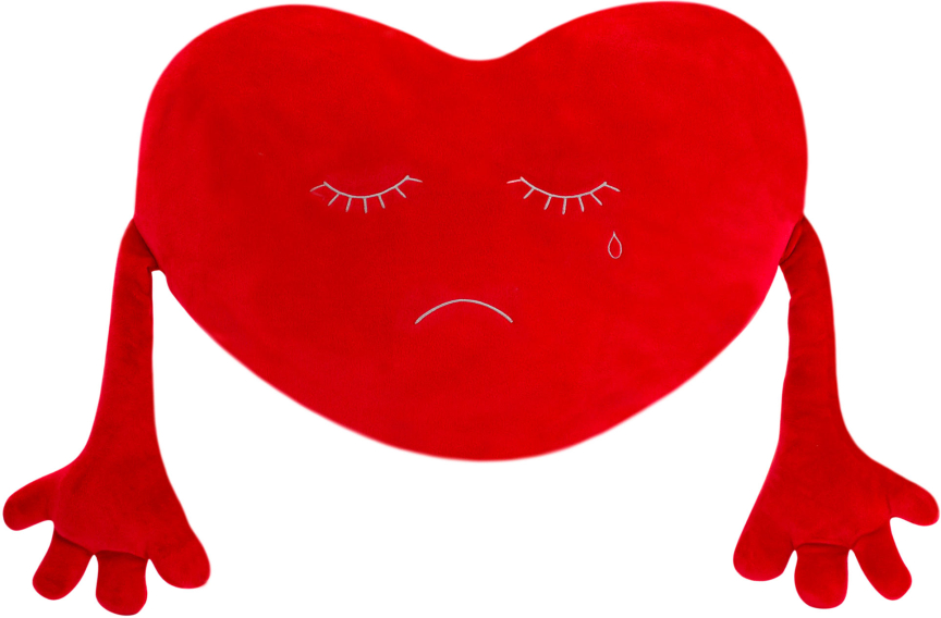 Подушка Сердце Orange Toys, 32x46x14 см, красное