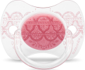 Пустышка с силиконовой физиологической соской Suavinex Haute Сouture (0-4 мес) розовый