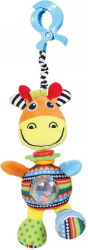Игрушка-подвеска Biba Toys на прищепке Жираф Джиджи