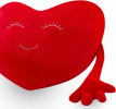 Подушка Сердце Orange Toys, 32x46x14 см, красное