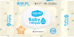 Влажные салфетки детские Mioki, 100 шт 