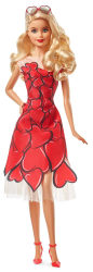 Кукла Barbie коллекционная в красном платье