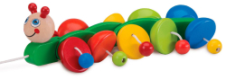 Каталка-игрушка Wonderworld Гусеница (WW-4000) разноцветный