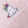 Полотенце-уголок Ceba Baby Unicorn pink