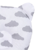 Подушка анатомическая Amarobaby First Pillow Облака серый