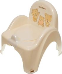 Горшок туалетный в форме стульчика Tega Baby Teddy бежевый